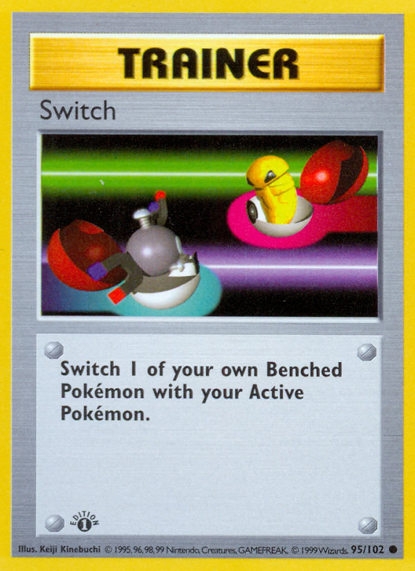 1999 Base Set Switch Shadowless 