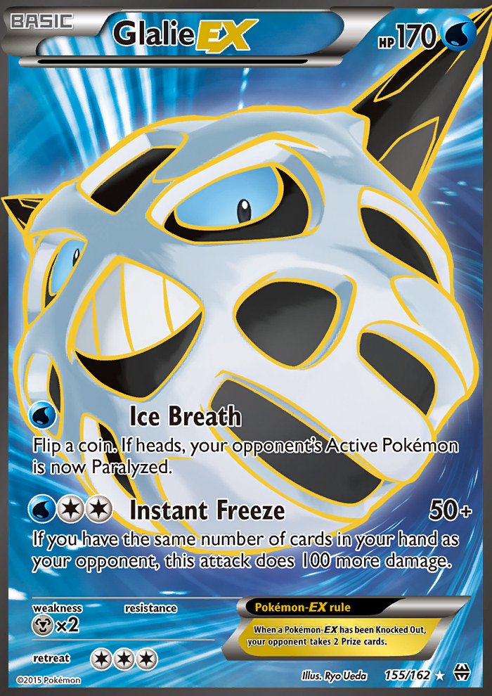 2015 Breakthrough Full Art/Glalie EX   Holo