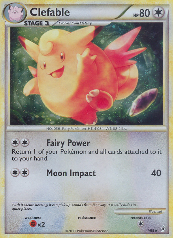 2011 Call of Legends Clefable   Holo