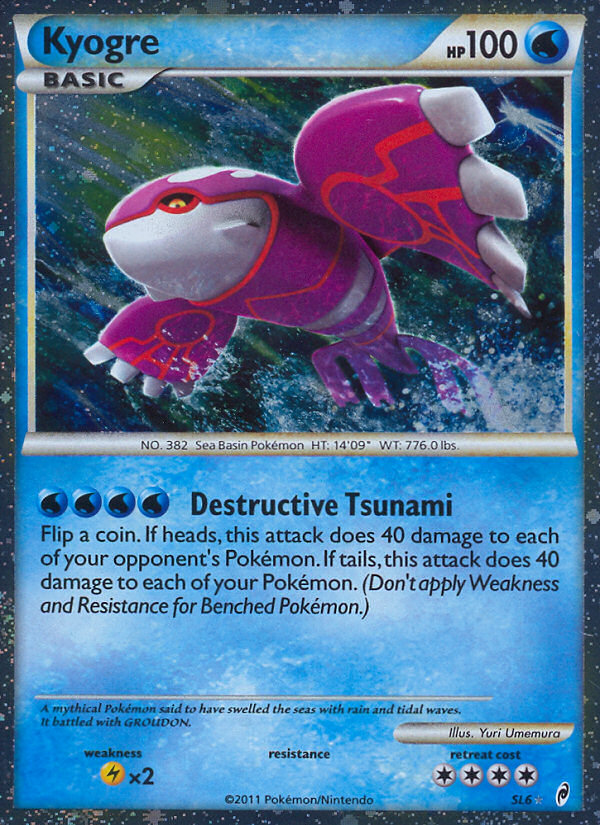 2011 Call of Legends Kyogre   Holo