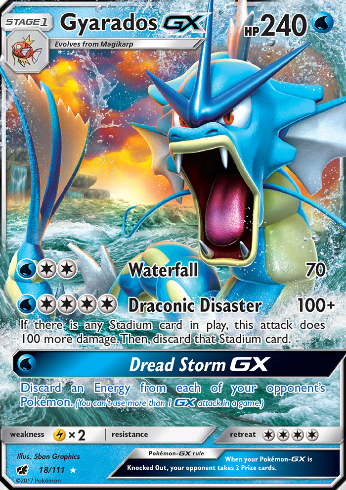 2017 Crimson Invasion Gyarados GX  