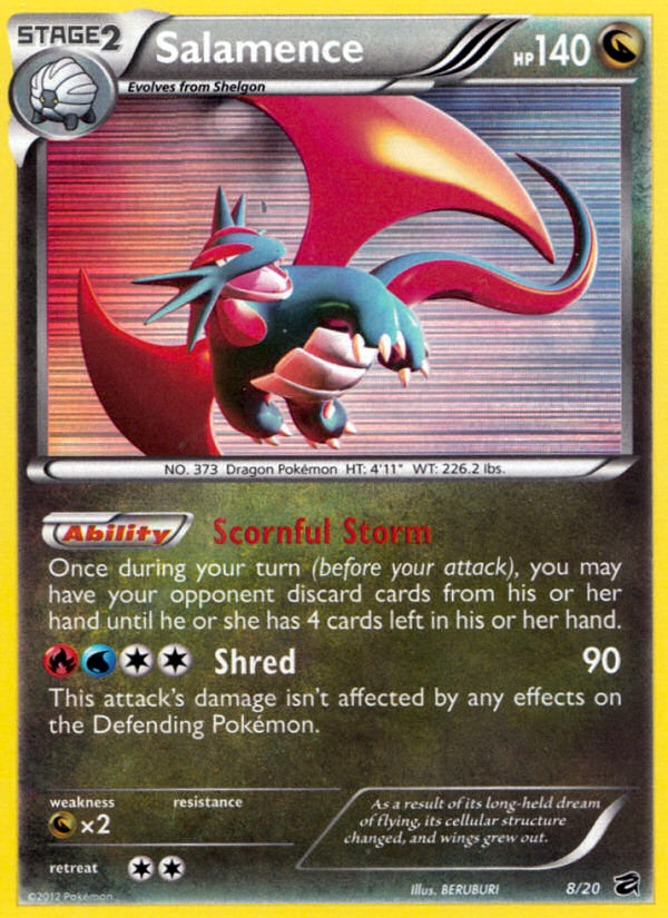 2012 Dragon Vault Salamence   Holo