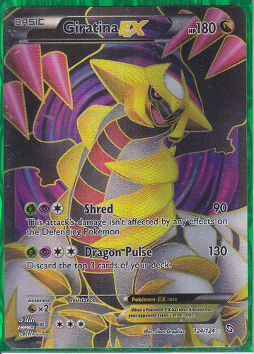 2012 Dragons Exalted Full Art/Giratina EX   Holo