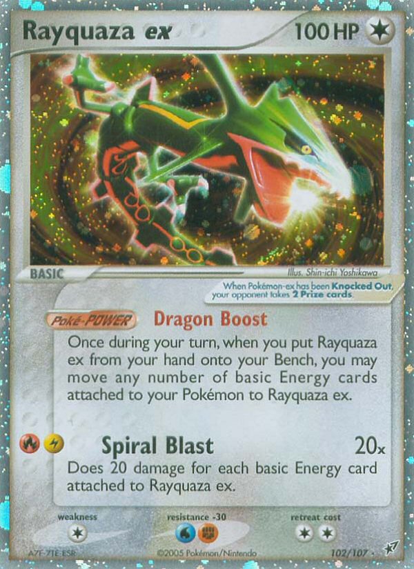 2005 EX Deoxys Rayquaza EX   Holo