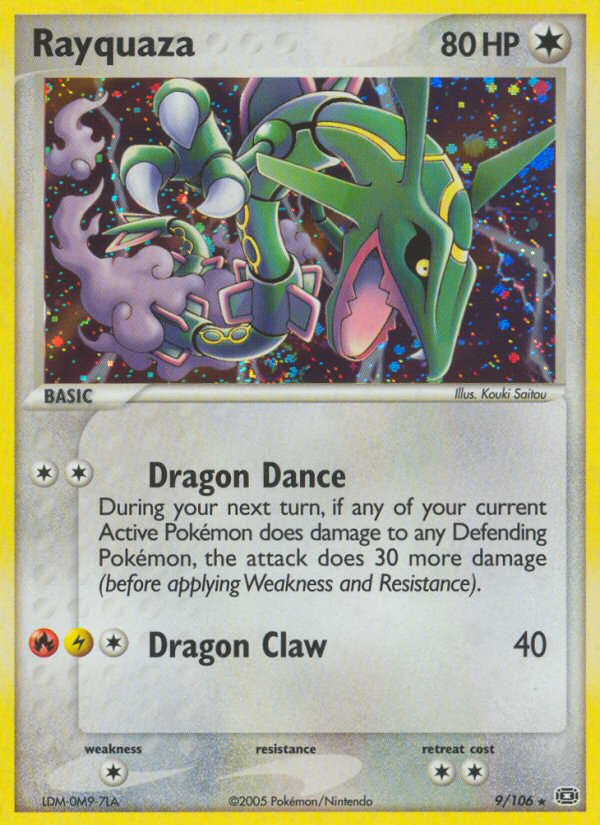 2005 EX Emerald Rayquaza Portuguese  Holo