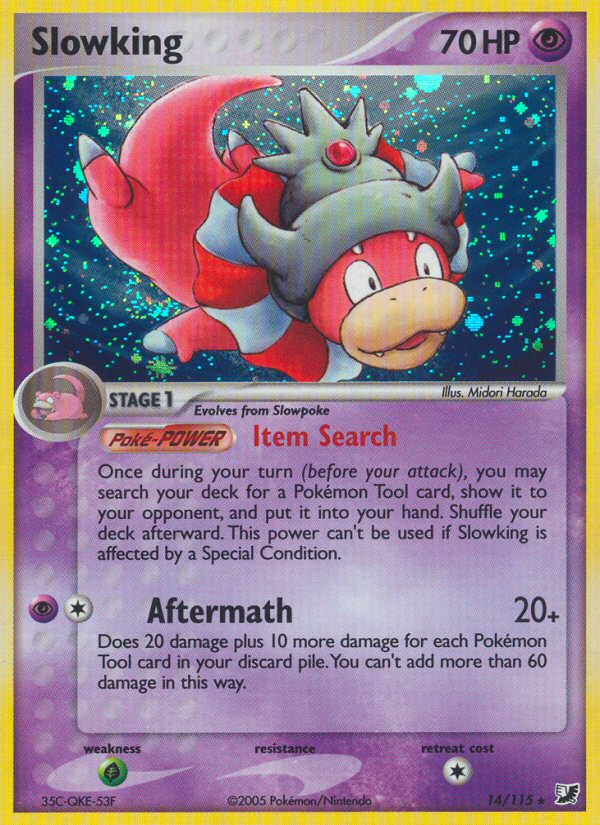 2005 EX Unseen Forces Slowking   Holo