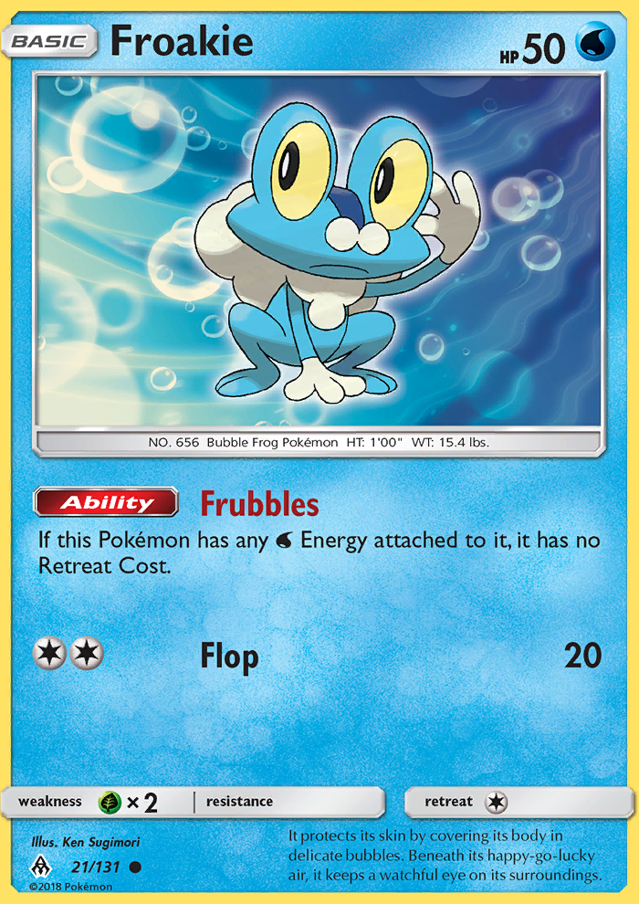 2018 Forbidden Light Froakie  