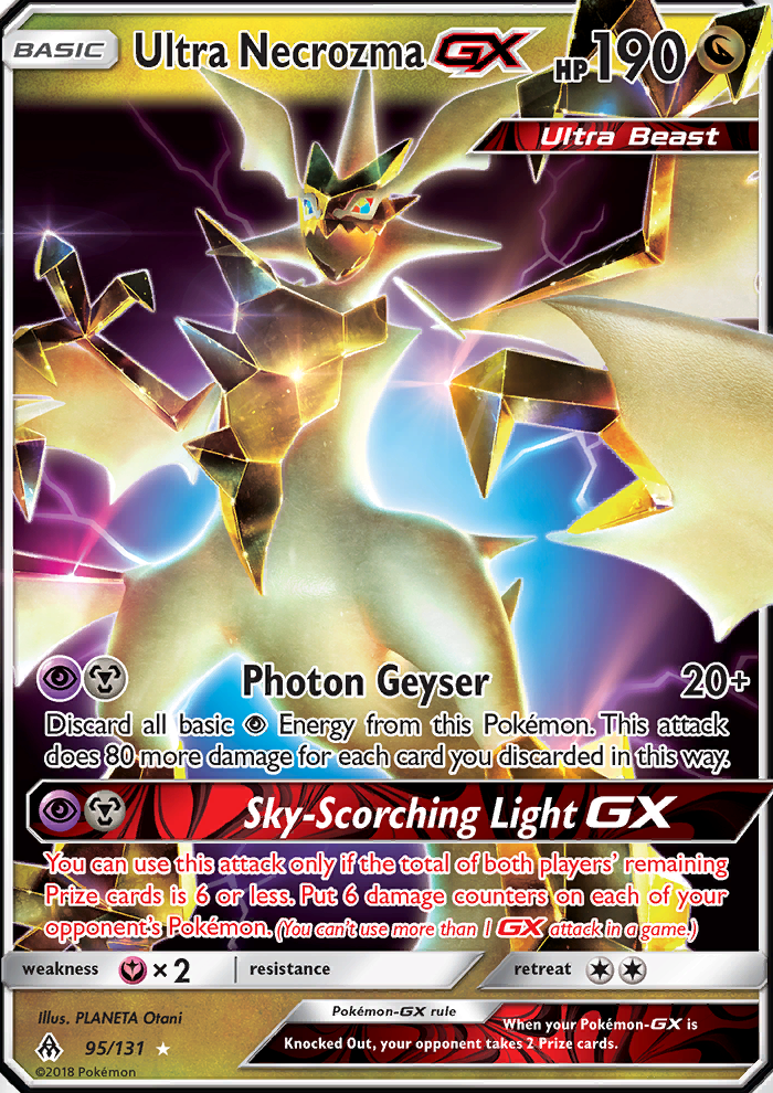 2018 Forbidden Light Ultra Necrozma GX  