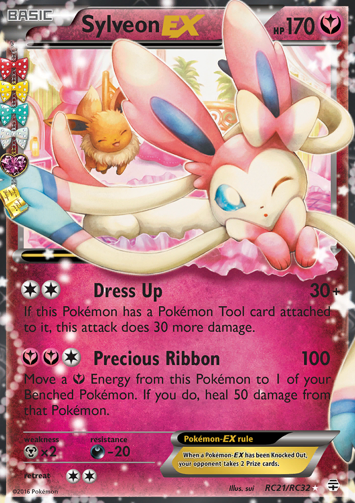 2016 Generations Radiant Collection Sylveon EX Portuguese  Holo