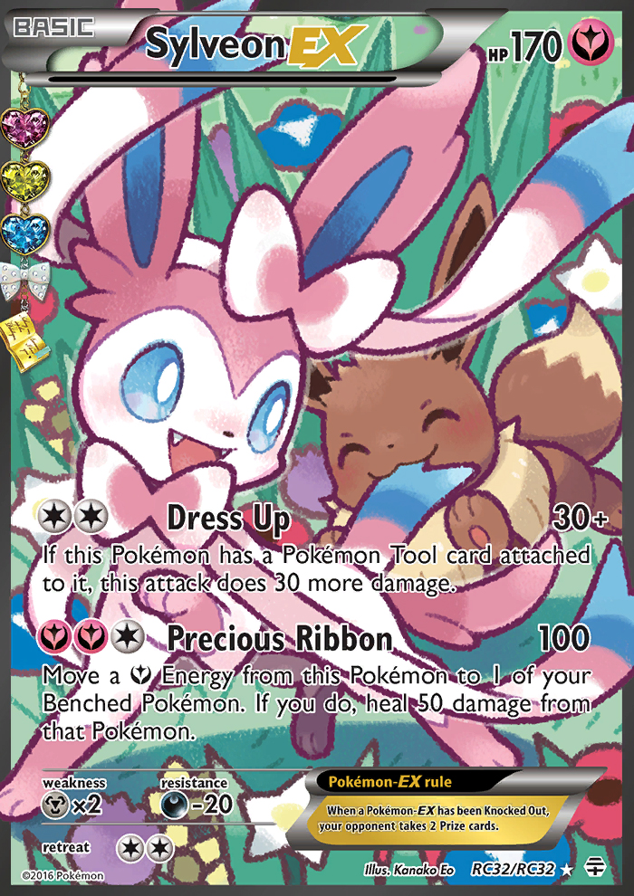 2016 Generations Radiant Collection Full Art/Sylveon EX   Holo