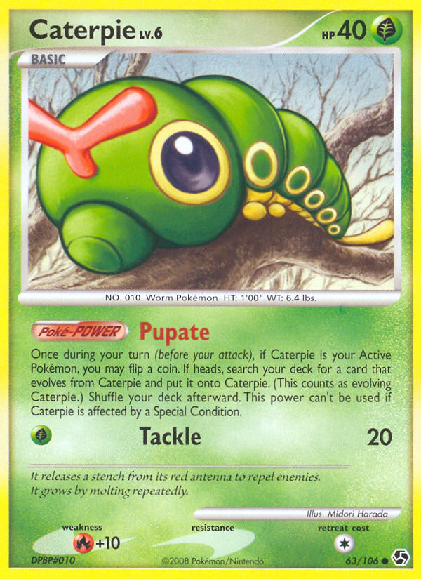 2008 Great Encounters Caterpie  