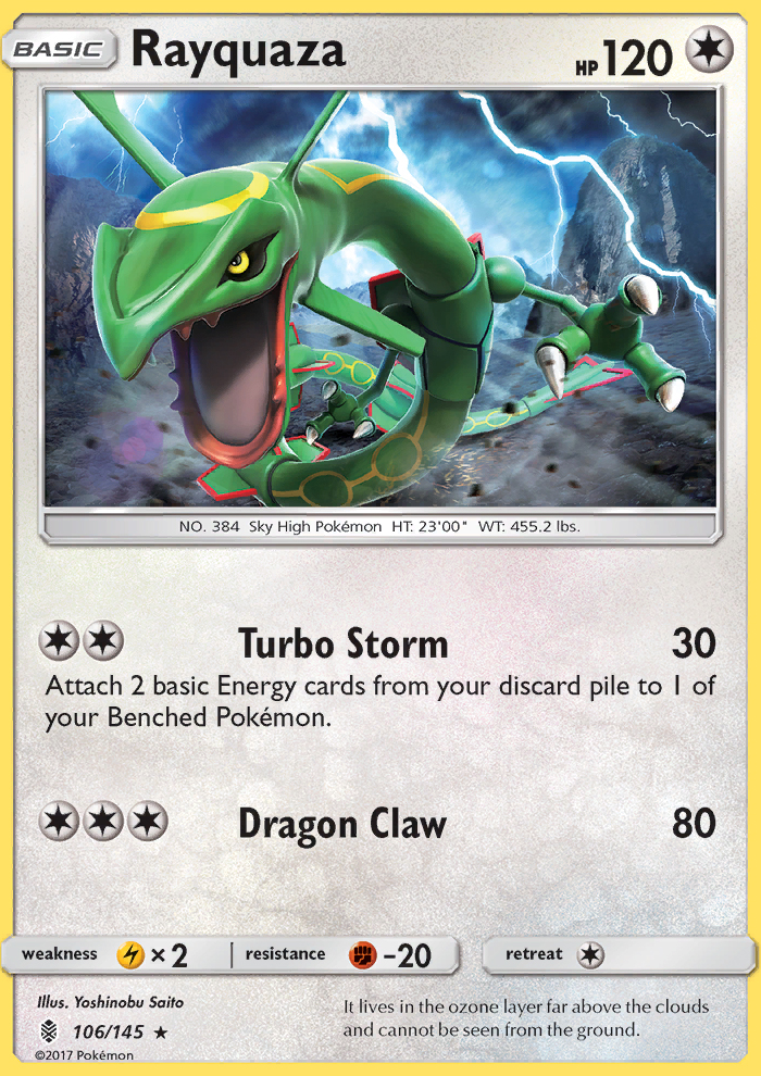 2017 Guardians Rising Rayquaza  