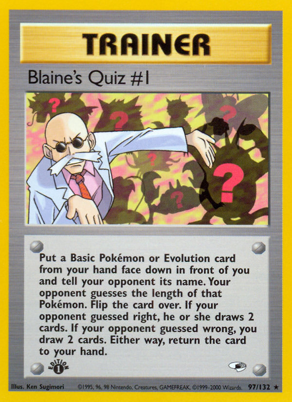 2000 Gym Heroes Blaine's Quiz #1  