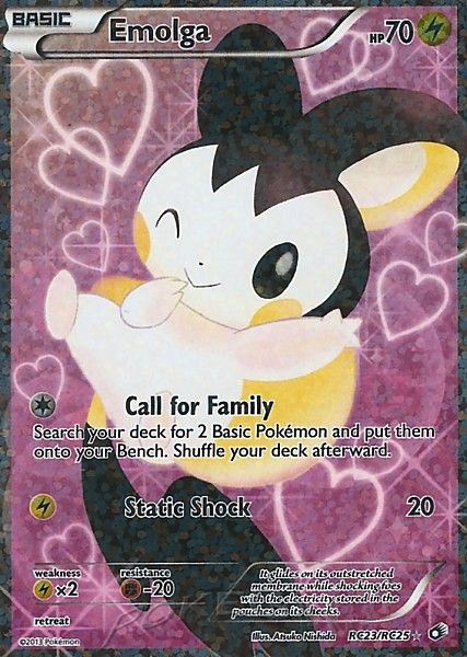 2013 Legendary Treasures Radiant Collection Full Art/Emolga  