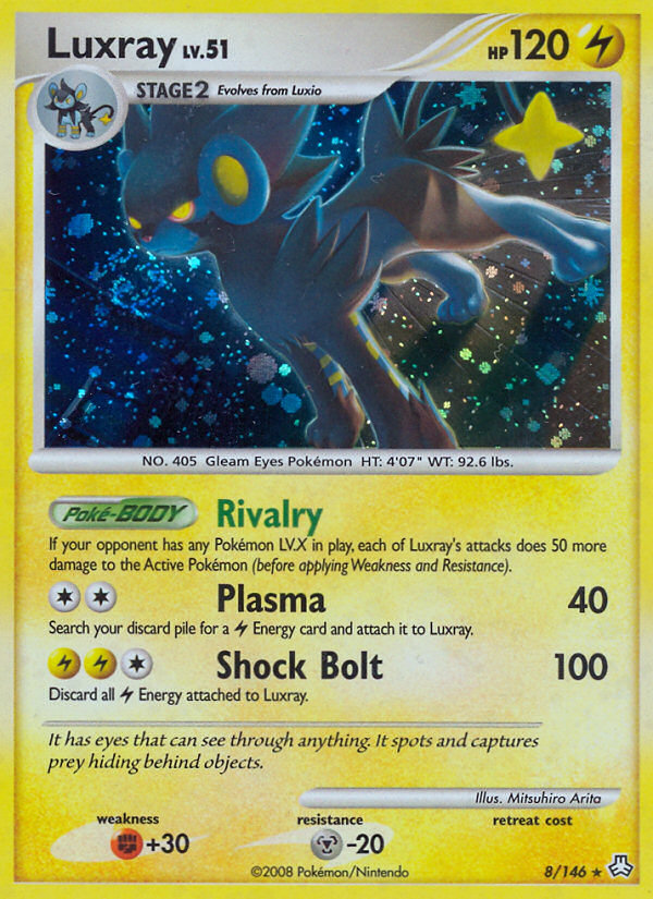 2008 Legends Awakened Luxray   Holo