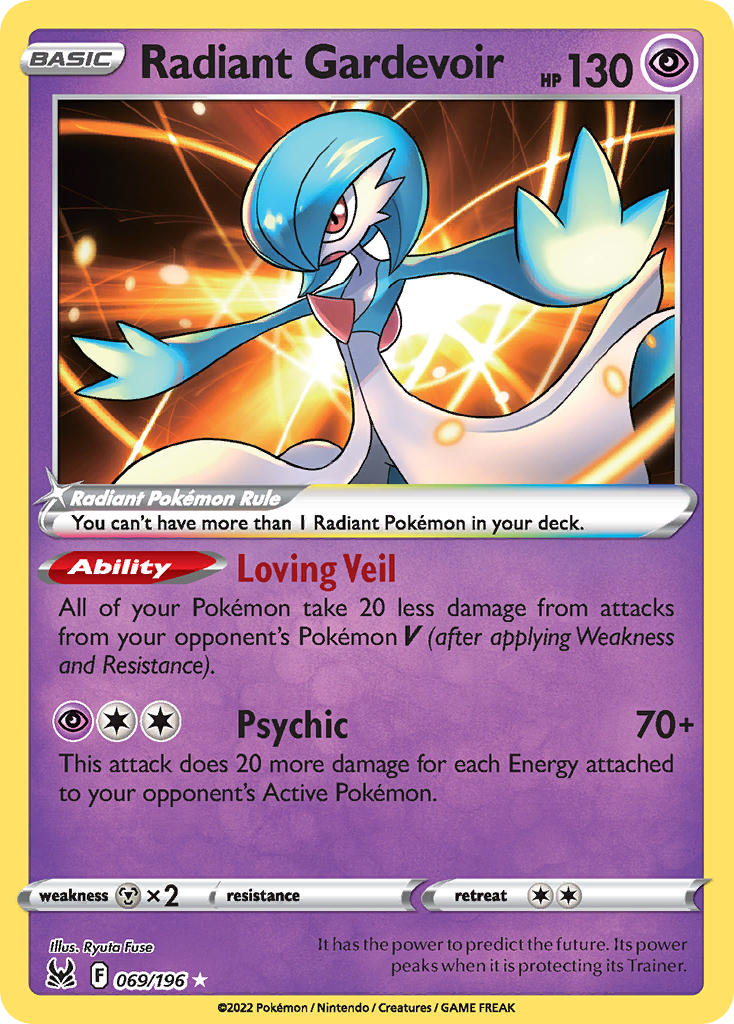 2022 Lost Origin Radiant Gardevoir  