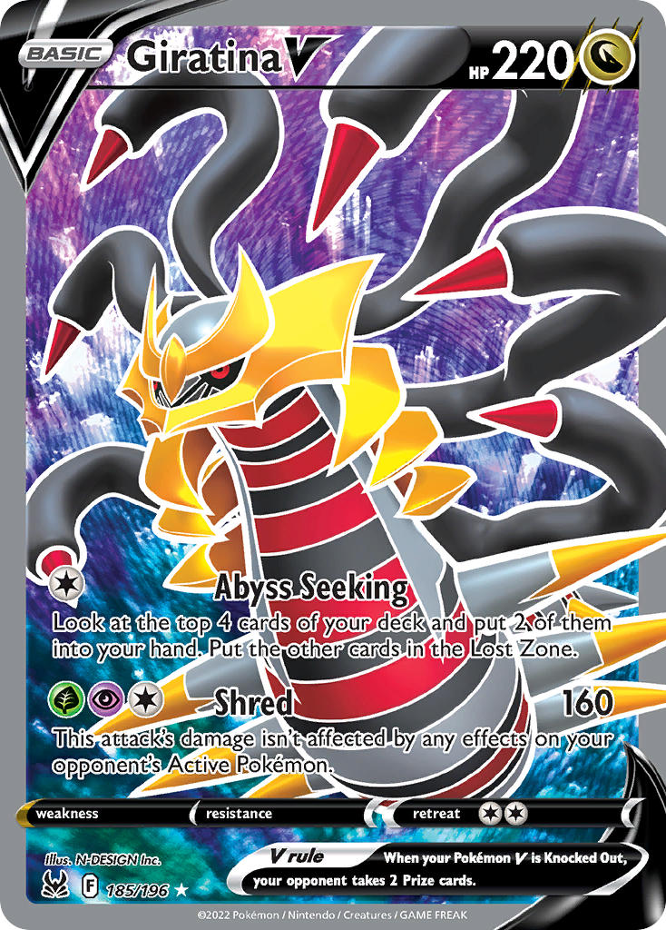 2022 Lost Origin Full Art/Giratina V   Holo