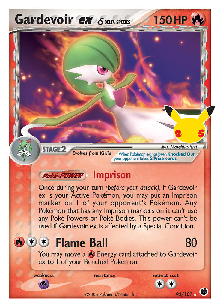 2021 Pokemon Celebrations Classic Collection Gardevoir EX   Holo