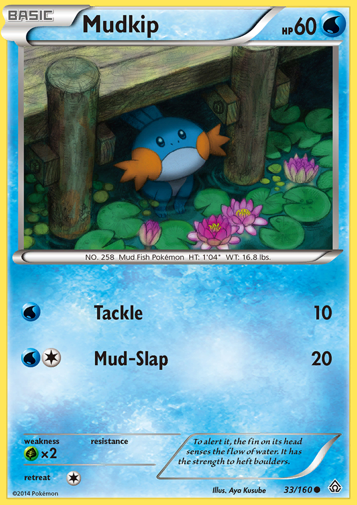 2015 Primal Clash Mudkip Collector Chest  Holo