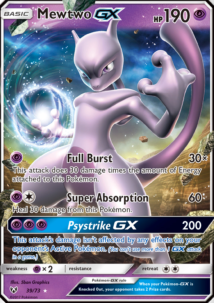 2017 Shining Legends Mewtwo GX  