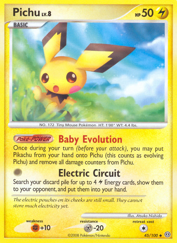 2008 Stormfront Pichu  