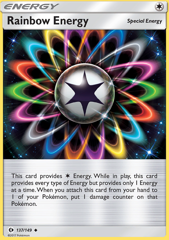 2017 Sun & Moon Rainbow Energy Reverse Foil 