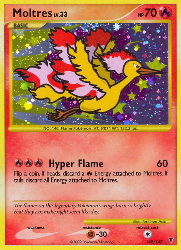 2009 Supreme Victors Moltres   Holo