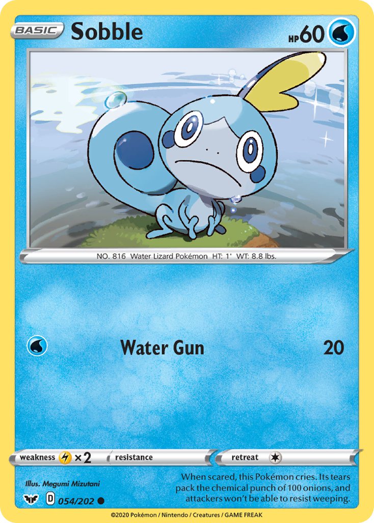 2020 Sword & Shield Sobble Reverse Foil 