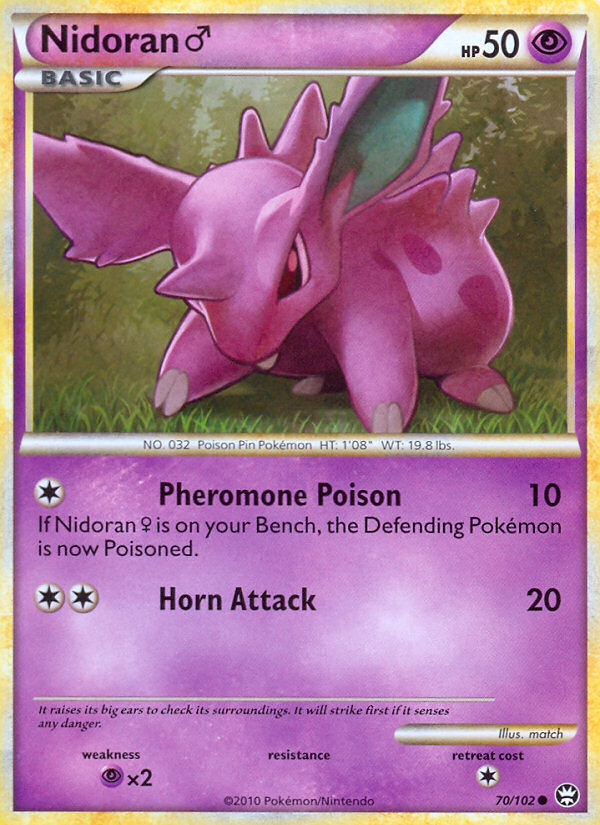 2010 Triumphant Nidoran Reverse Foil 