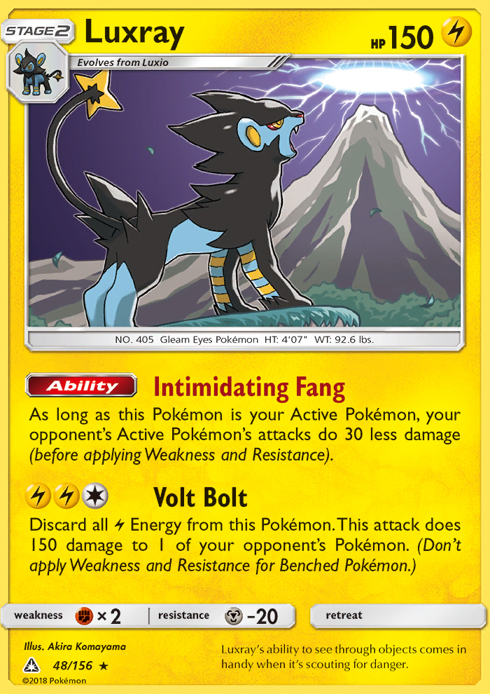 2018 Ultra Prism Luxray   Holo