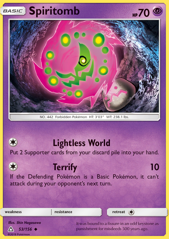 2018 Ultra Prism Spiritomb  