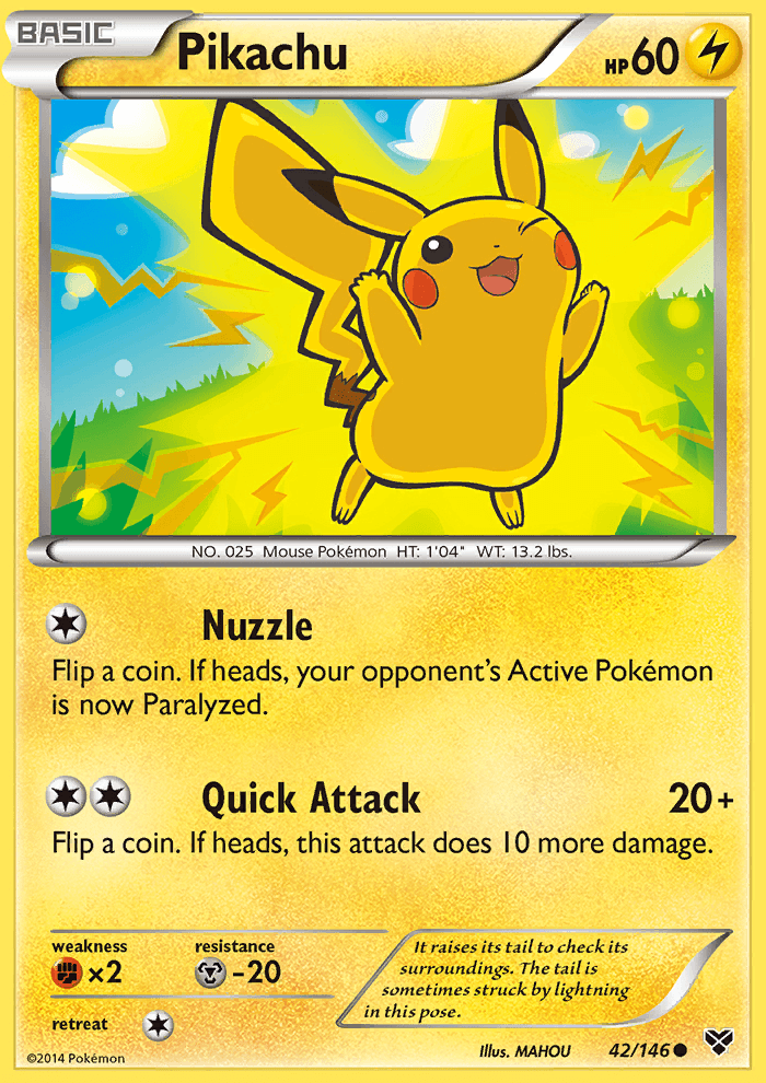 2014 XY Pikachu  